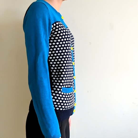 Oxmo Cardigan with pockets & polka dots - Picture 4 of 7